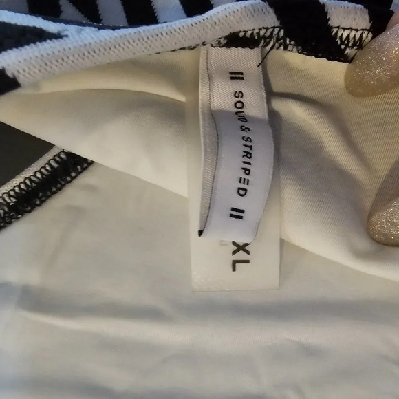 Solid & Striped Women's Black Gingham The Eva Bikini Bottom Size XL - Picture 12 of 12